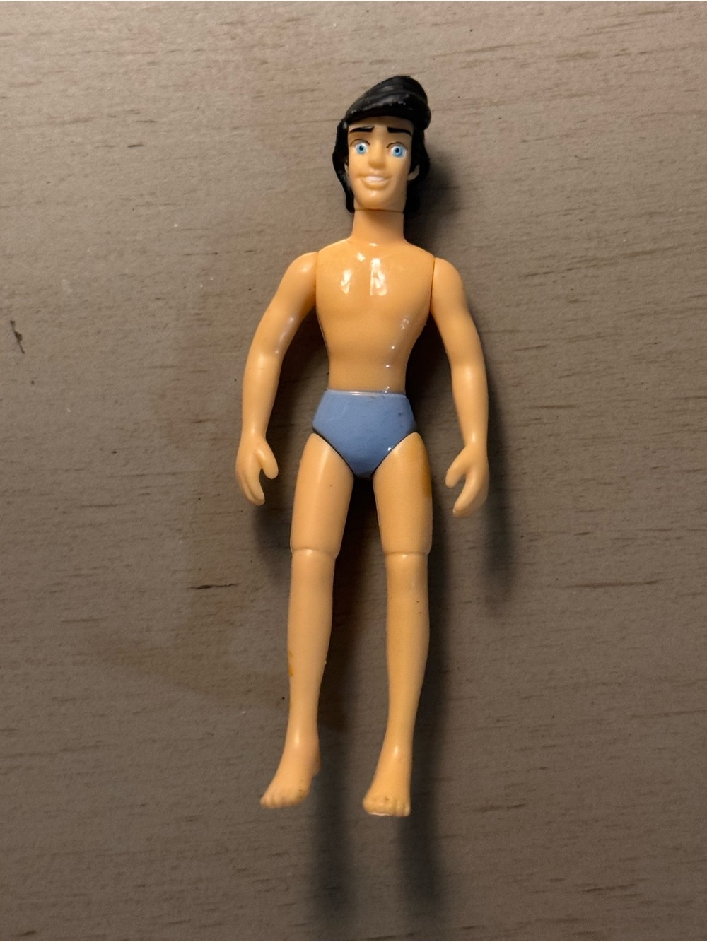 Vintage Disney Little Mermaid Prince Eric Figurine No Clothes